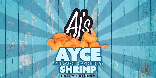 AUCE Shrimp Night at AJ\u2019s! 