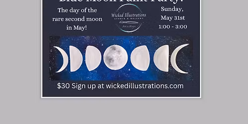 Blue Moon Paint Party
