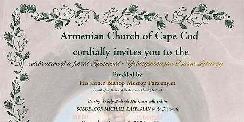 Armenian Church of Cape Cod Kef!