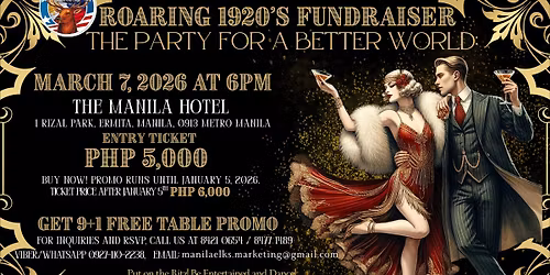 Manila Elks Lodge No. 761 | Roaring 1920s Night \u2013 A Party For a Better World