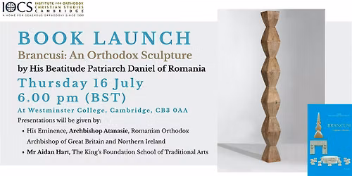 A Book Launch of Brancusi: An Orthodox Sculpture