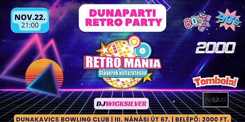 \ud83c\udf89 RETRO PARTY a R\u00f3main \u2013 November 22-\u00e9n, szombaton \u00fajra tal\u00e1lkozunk! \ud83c\udf89