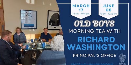 Morning Tea with the Principal