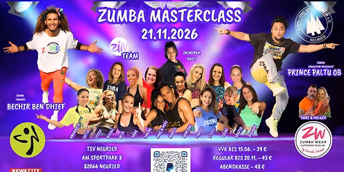 Zumba Masterclass mit Prince Paltu-Ob & Bechir Ben Dhief