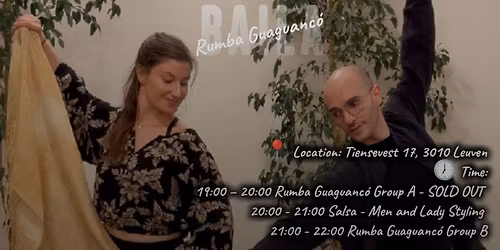 Baila Rumba Guaguanc\u00f3 Series - Sold out for Leaders 