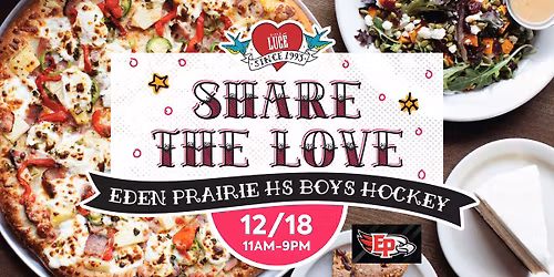 Share The Love with the Eden Prairie High School Boys Hockey Team!