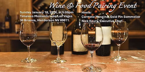 Wine & Food Pairing Event