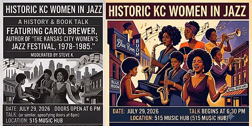 Historic KC Women in Jazz: A History & Book Talk with Carol Brewer