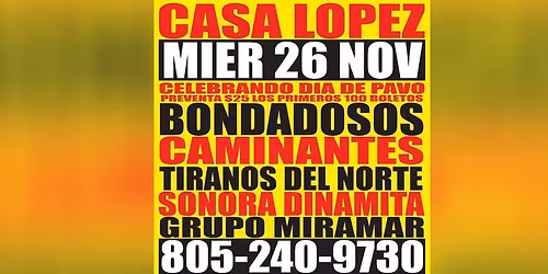 LOS  BONDADOSOS, CAMINANTES & MAS