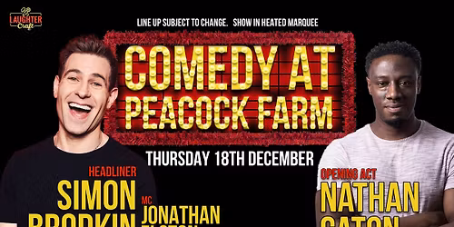 Comedy at Peacock Farm With Simon Brodkin