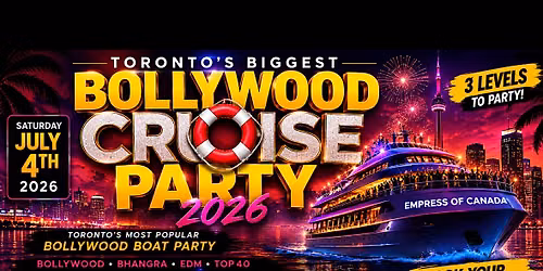 Bollywood Boat Cruise Party by Bollevo Toronto