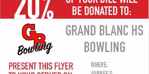 Dine to Donate with Grand Blanc HS Bowling