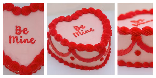Vintage Heart Cake Decorating Class