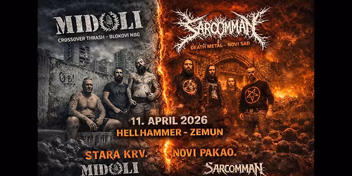 MIDOLI + SARCOMMAN @HELLHAMMER KLUB