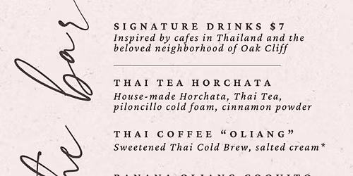 Joom Cafe Pop Up at Ten Bells Tavern