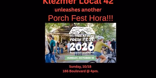 Klezmer Local 42\u2019s Porch Fest Hora