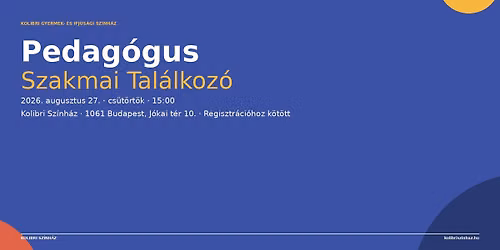 Pedag\u00f3gus Szakmai Tal\u00e1lkoz\u00f3