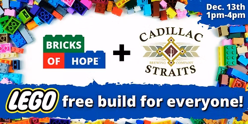 Buildapalooza + LEGO\u00ae Drive at Cadillac Straits Brewing!