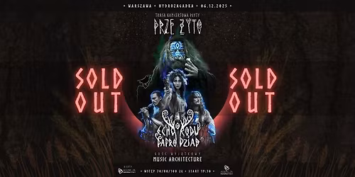 [SOLD OUT] Koncert Echo Rodu\/Paprodziad 06.12.2025 Warszawa, Klub Hydrozagadka - Trasa Prze\u017cyto