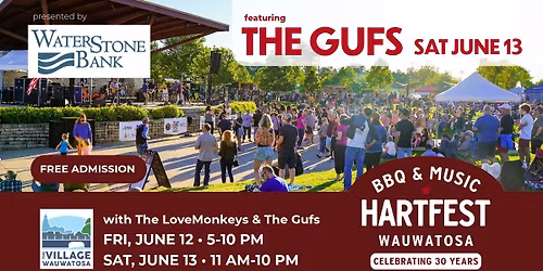 HartFest 2026 with The Gufs and The LoveMonkeys, presented by WaterStone Bank