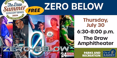 Zero Below at The Draw Summer Concert Series