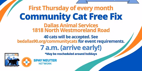 Community Cat Free Fix with Spay Neuter Network