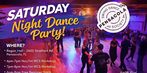 1st Saturday West Coast Swing Party at Ragon Hall
