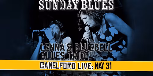 Lenna's Bluebell Blues Trio live at Camelford Sunday Blues