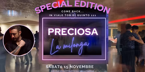 PRECIOSA...Special Edition al Circolo!