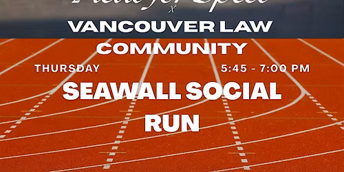 Plead for Speed x Vancouver Law Community Run