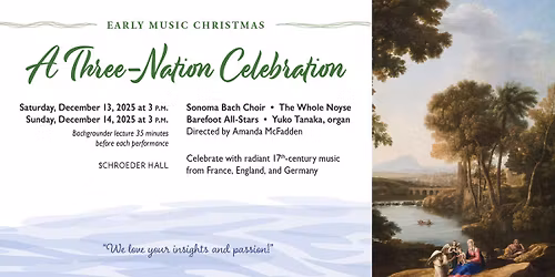Early Music Christmas: A Three-Nation Celebration