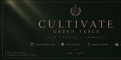 Cultivate Green Table | Hosted Christian Dinner in London