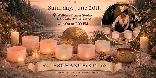 Summer Solstice Soundbath With Sacred Cacao