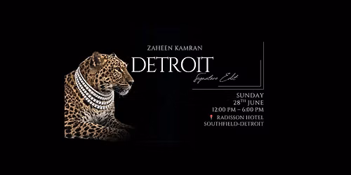  Zaheen Kamran Detroit Jewellery Exhibition | Bridal & Luxury Edit
