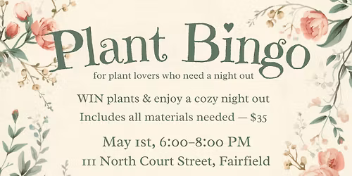 Plant Bingo! A plant lovers night out