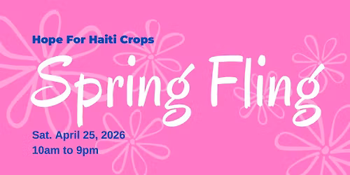 Hope for Haiti Spring Fling Crop
