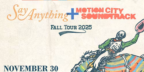 Motion City Soundtrack and Say Anything at The Union Event Center - Salt Lake City