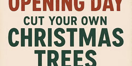 Cut your own Christmas Tree at Farmer Doug's 