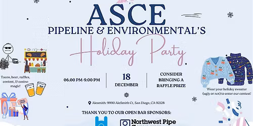 ASCE Pipeline & Environmental Holiday Party