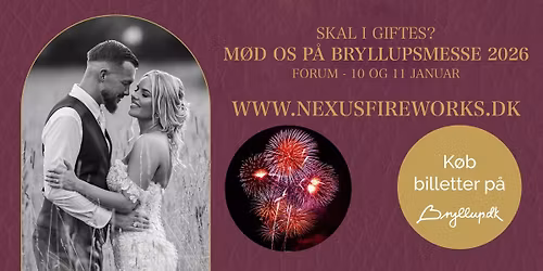M\u00f8d os p\u00e5 Danmarks st\u00f8rste Bryllupsmesse 2026