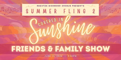 Summer Fling 2: A Cappella Friends + Family Show