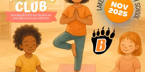 Kids Yoga Club \u2013 Mindful Movement at Lakeaires Elementary (White Bear Lake, Grades 1\u20135)