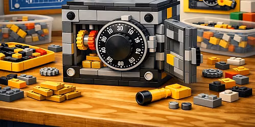 LEGO Holiday Class - Build a LEGO Safe with Combination Lock . (7-17yrs)
