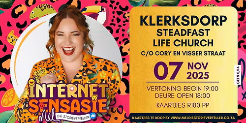 Mel die Storieverteller - KLERKSDORP - Internet Sensasie 