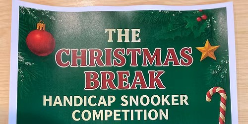 Snooker Xmas Break Competition