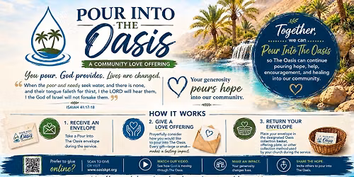 Pour into the Oasis Church Campaign 