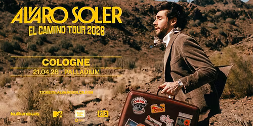 Alvaro Soler - El Camino Tour 2026 - K\u00f6ln (Cologne)
