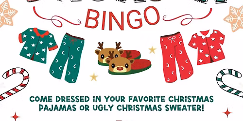 Ladies Christmas Pajama Party BINGO Night! 