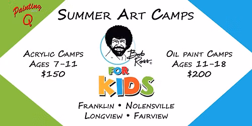 Bob Ross art camp in Nolensville