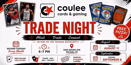 MONTHLY TRADE NIGHT - TCG & SPORTS